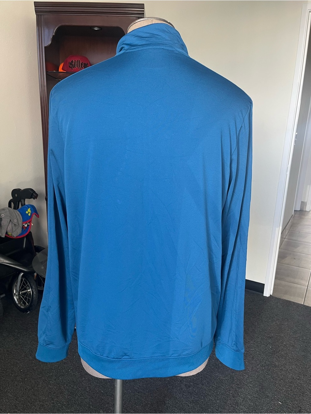 Nike Men’s Blue Full-Zip Performance Jacket - Picture 8 of 9